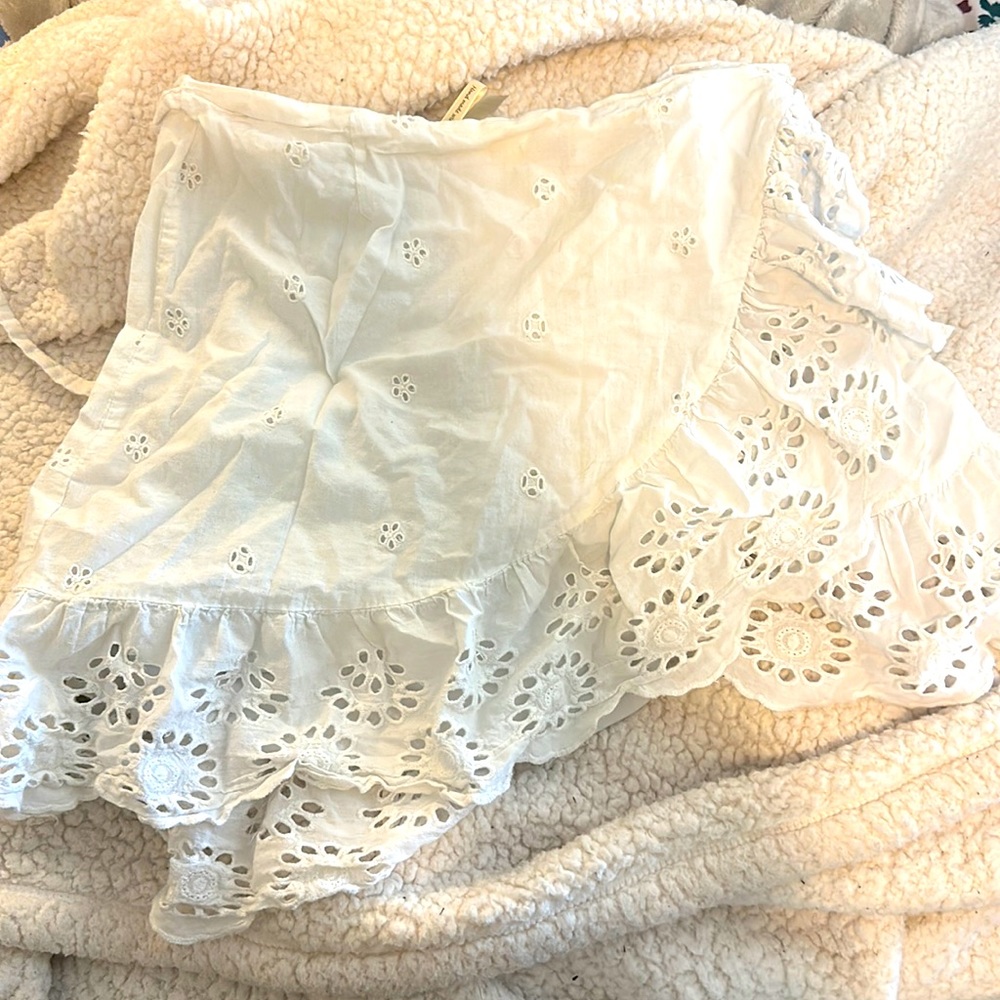 white skirt
